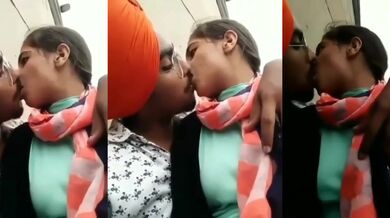 Sardar ji ne college girlfriend ko chuste hue banayi video