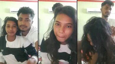 Lavly desi girl Sukirti aur boyfriend ki hostel sex video