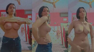 Sexy teenage girl ne BF ko nude tits ki clip bana ke bhej di