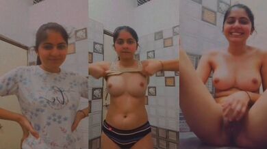 Shy girl Anamika ka naked body video call with fingering