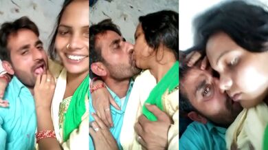 Puadi jija sali ki deep kissing aur rubbing MMS clip