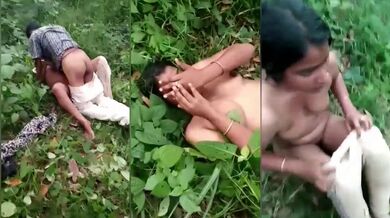 Village ki randi caught fucking in jungle - Indian XXX porn