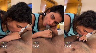 Delhi hotel me sali ko chusaya lund aur banaya mms clip